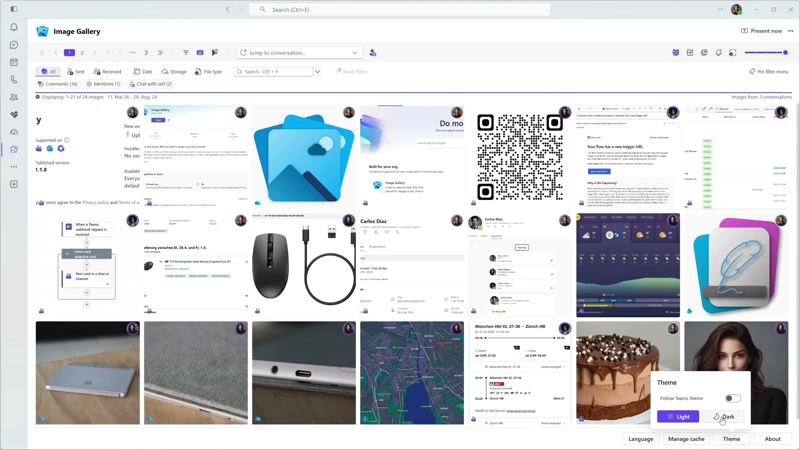 Intuitive Design in Image Gallery